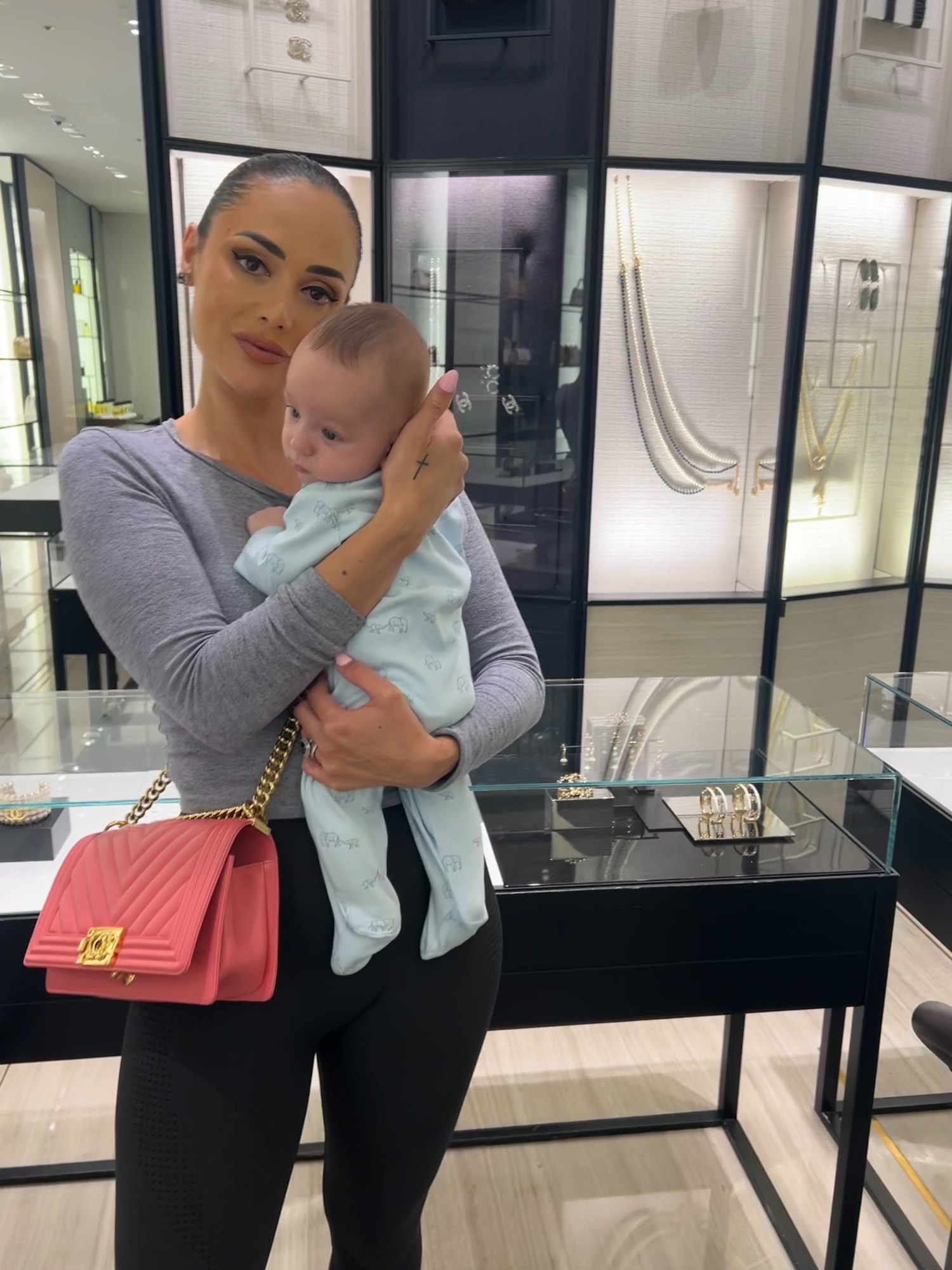 Chelsea with West at Chanel