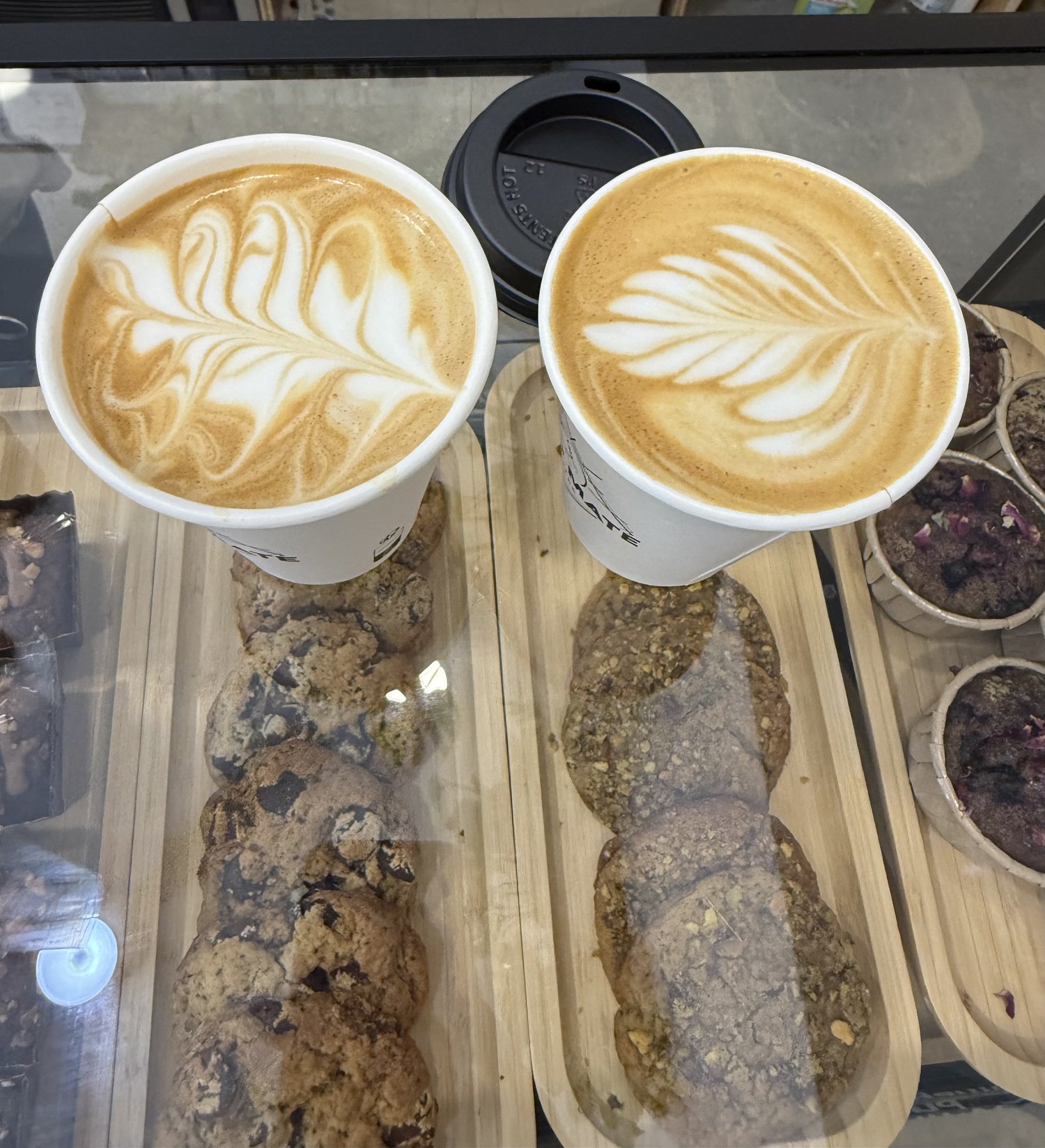 Morning flat whites in Cannes