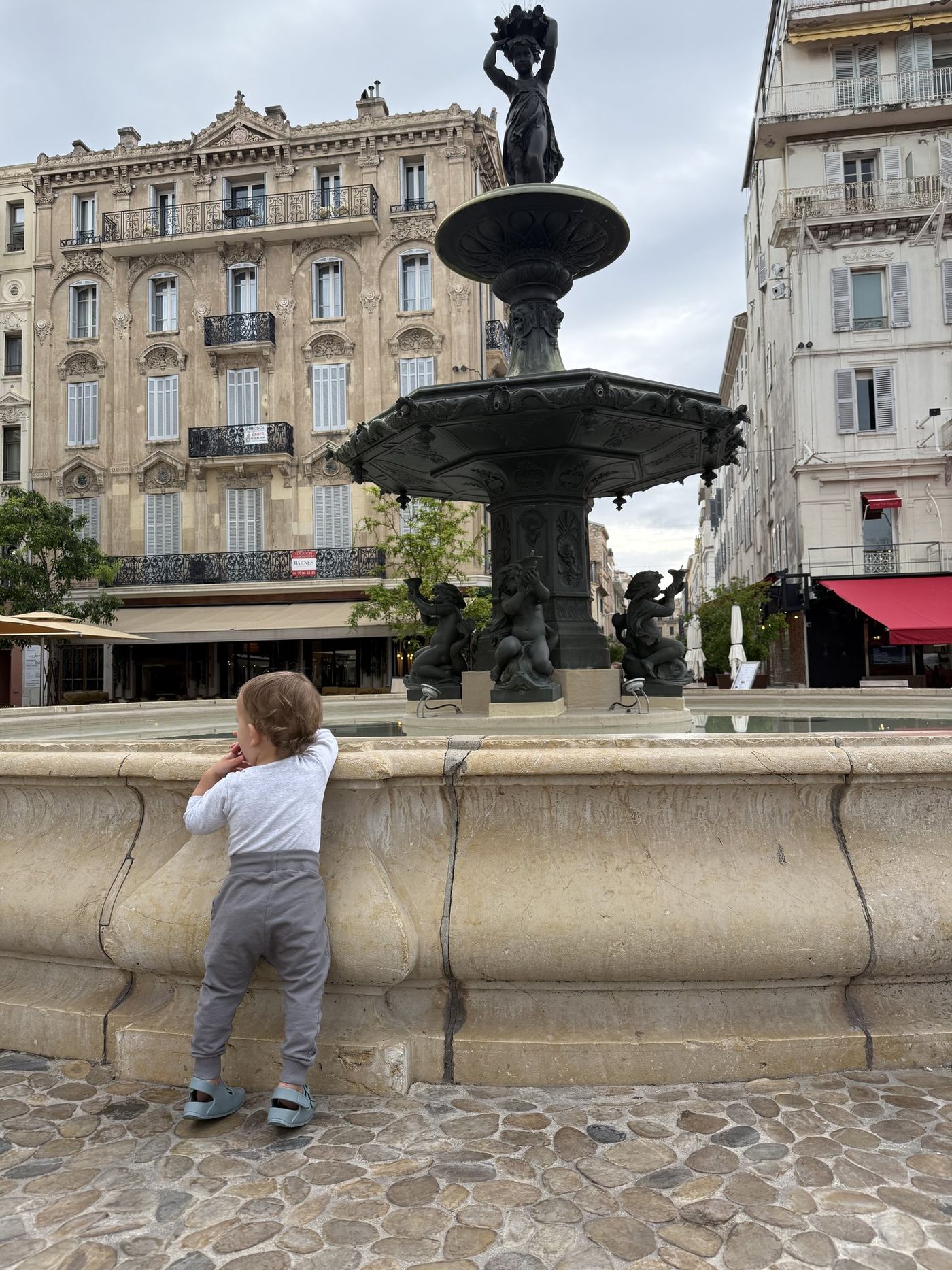 West by the fountain in Cannes