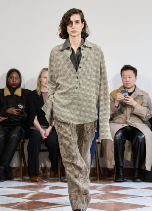 Menswear lines, softened