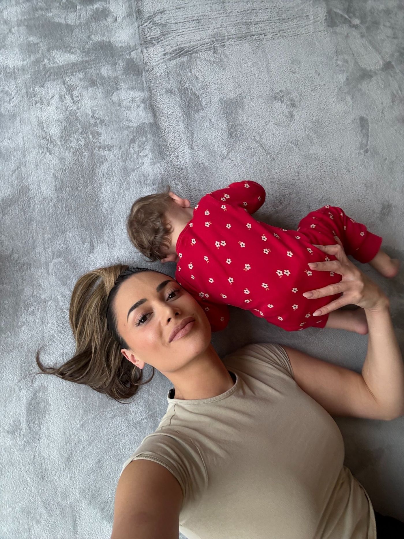 Chelsea Green at home with Weston